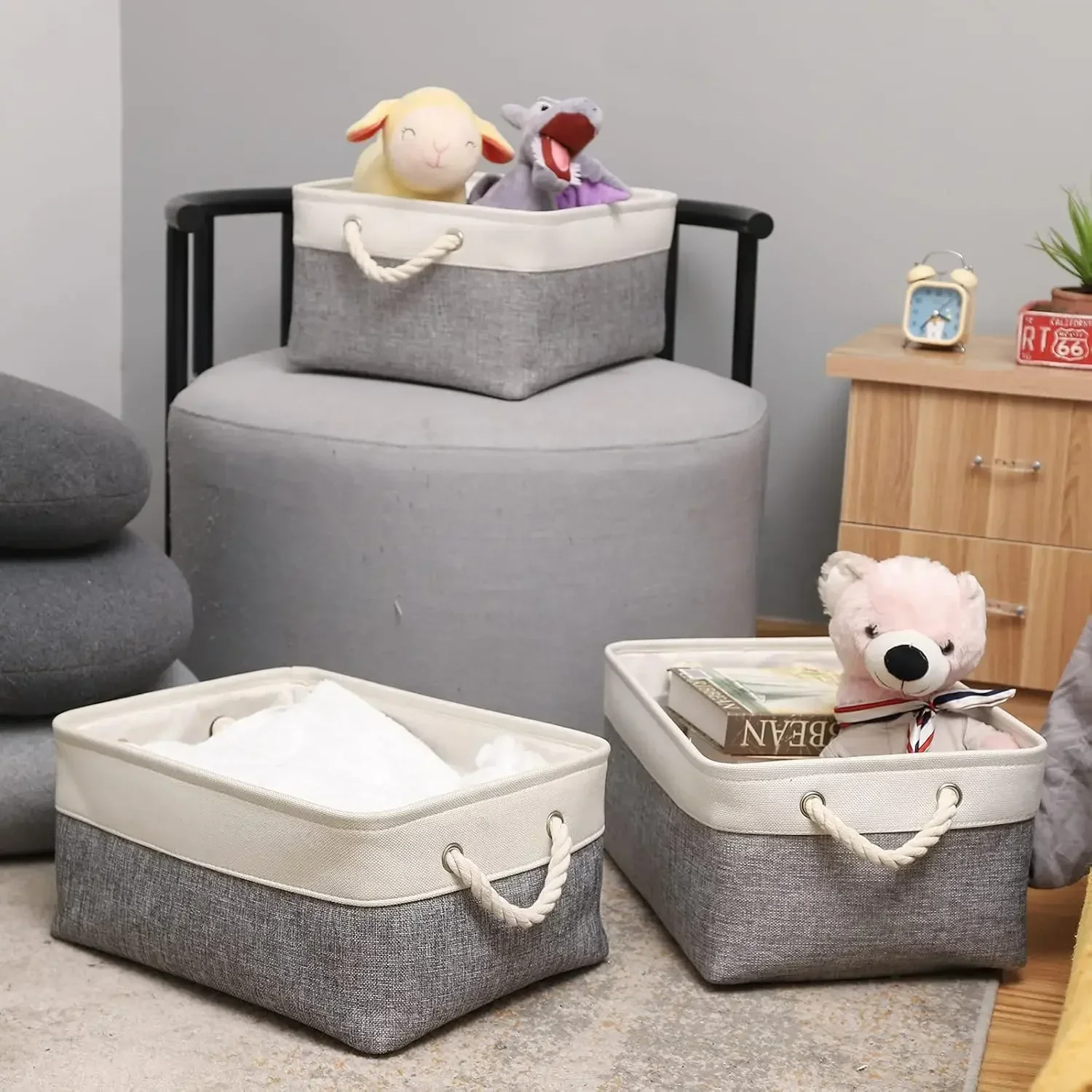 Baby Clothing Clearance - Foldable Linen Storage Basket Large Capacity