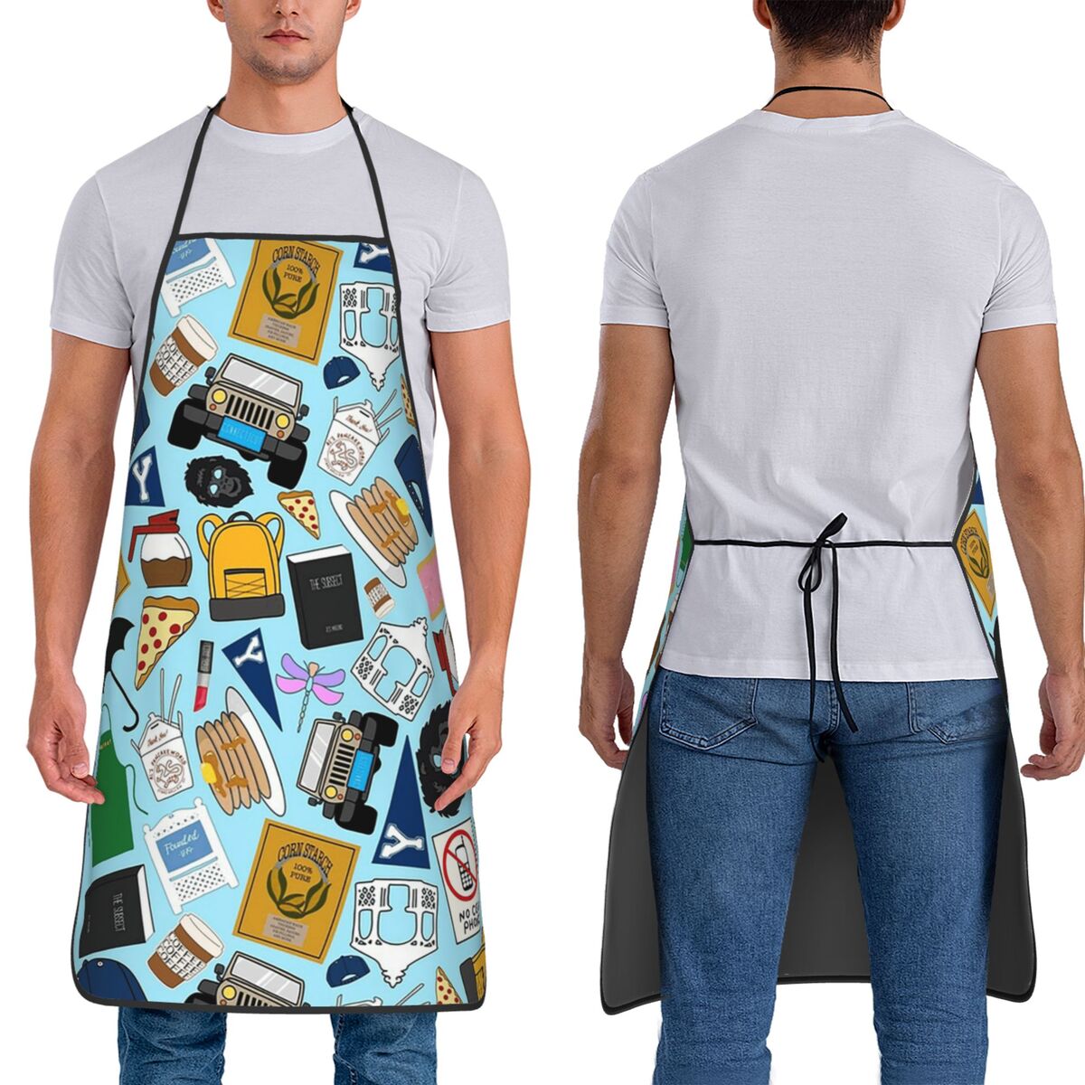 Printed Bibs Pack - Ultimate Fan Pattern Icons All Over