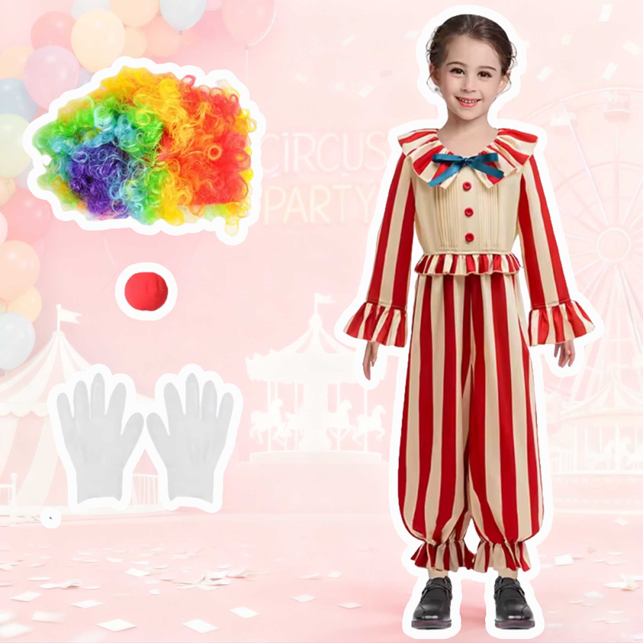 Baby Clothing - Halloween Clown Outfits Baby Girls Boys