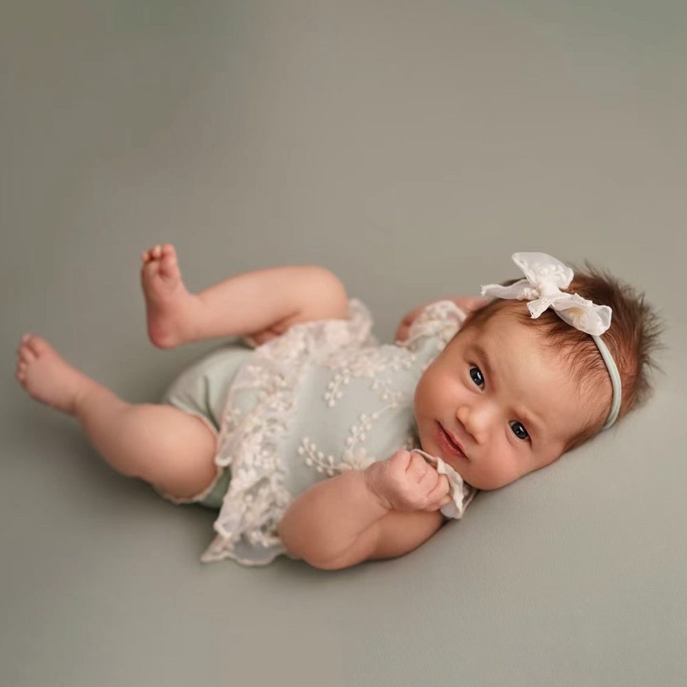 Baby Clothing Brands - Whimsical Newborn Baby Girl Pastel Green