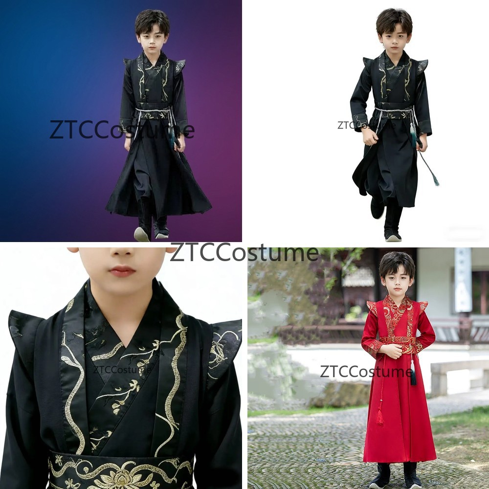 Baby Clothing Unit - Long Sleeve Boys Hanfu Modern Dress