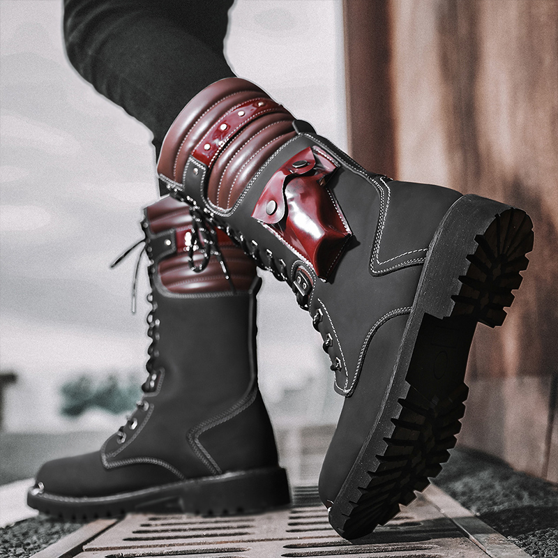 Men's high top motorcycle boot - Soft Sole Booties recension och pris