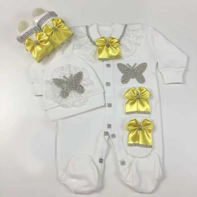 4pcs Welcome Home Romper Baby  - Baby Clothing Name recension och pris