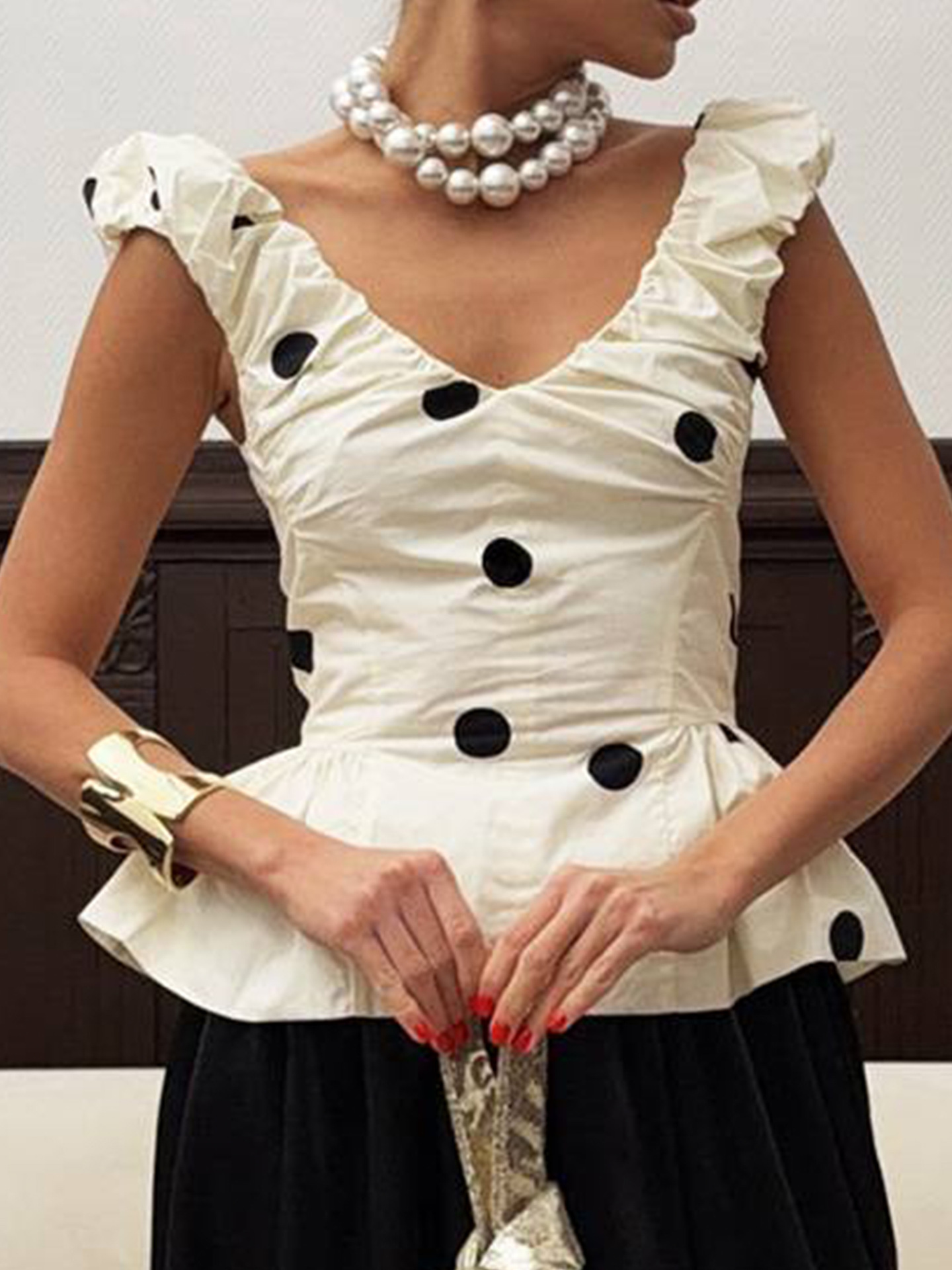 Women 2 Piece Polka Dot Dress  - Summer Short Set recension och pris
