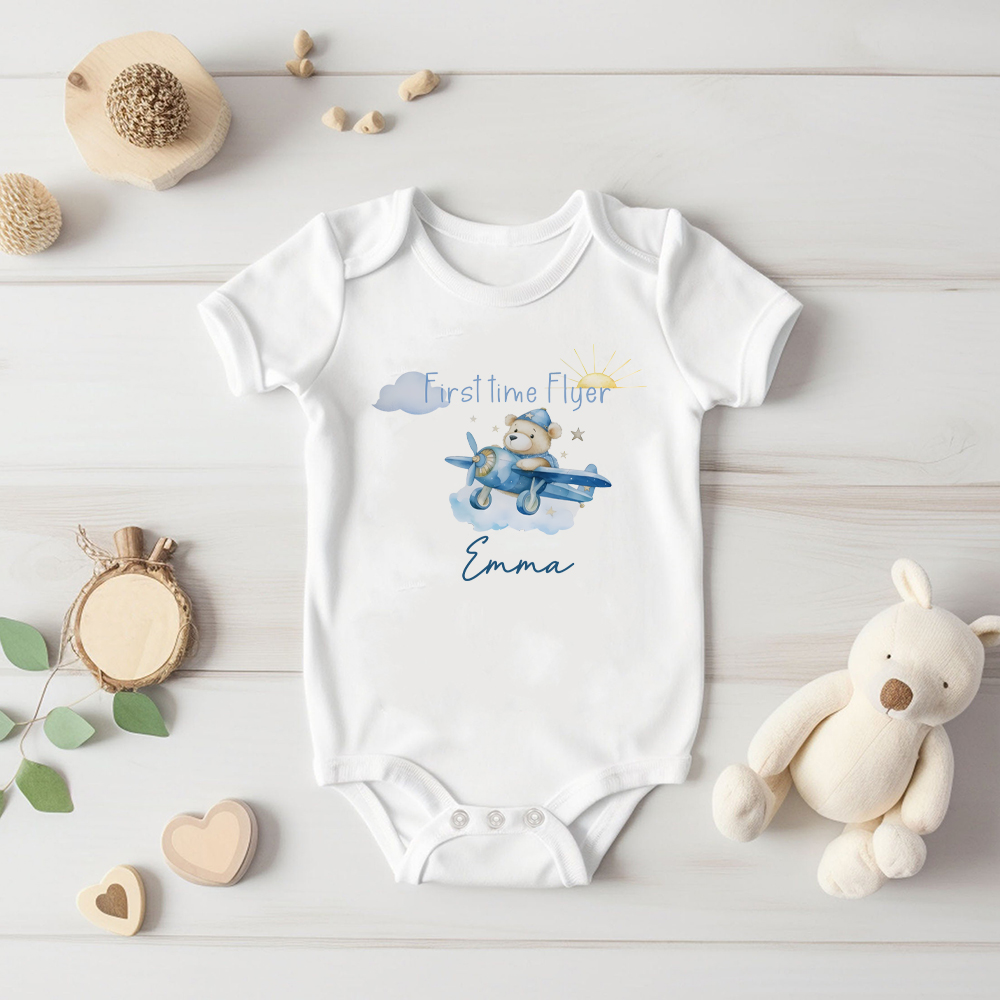 Custom Name Frist Time Flyer&b - Baby Clothing Name recension och pris