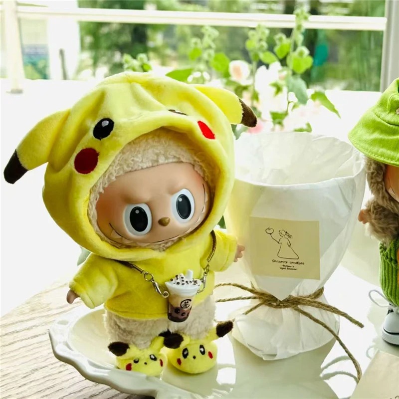 15 17cm For Labubu Doll Cartoo - Baby Clothing recension och pris