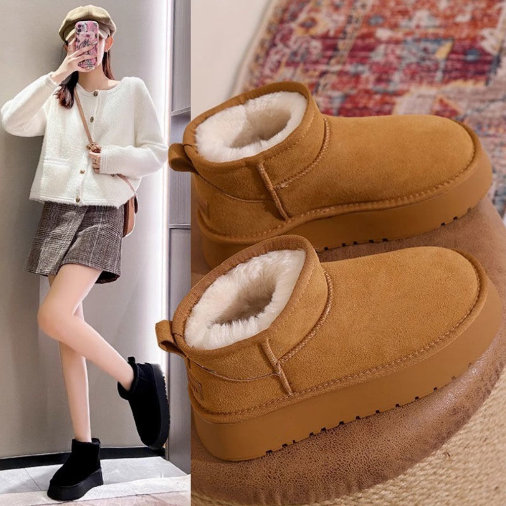 Women's Thick-Soled Snow Boots - Soft Sole Booties recension och pris