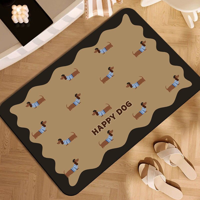 Cartoon Dachshund Carpet Mat R - Baby Clothing Made In Usa recension och pris