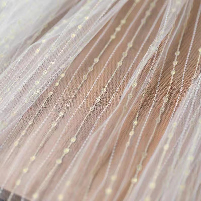 Gold Thread Jacquard Gauze Lac - Baby Clothing Made In Usa recension och pris