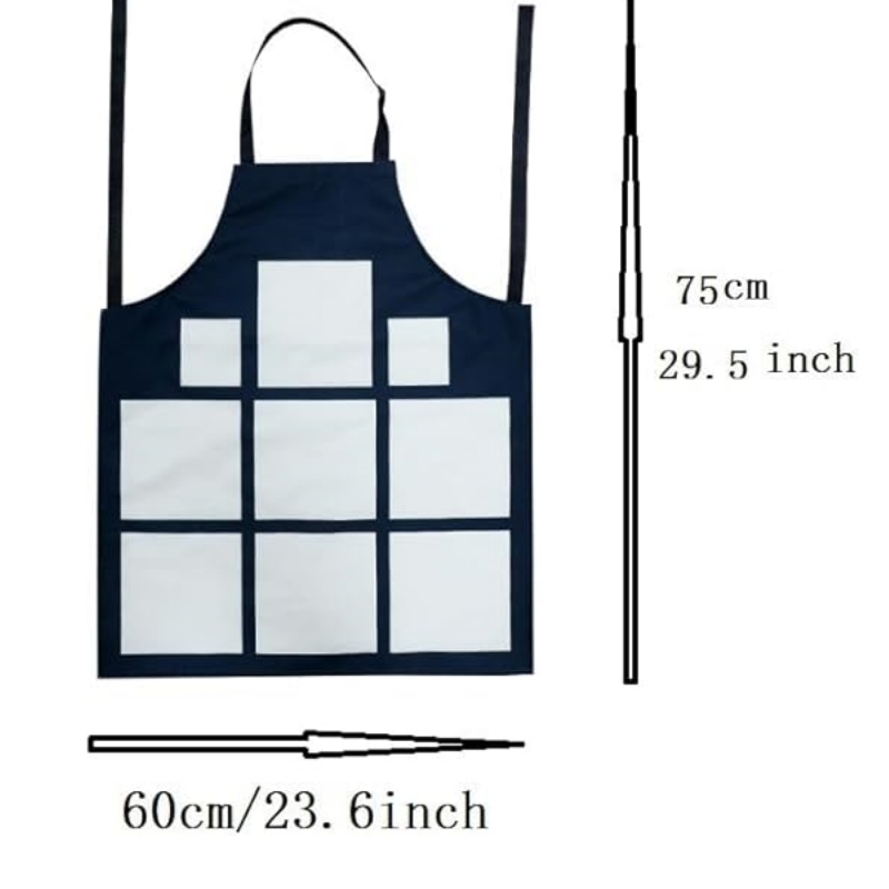 5 Pack Sublimation Blank 9 Pan - Printed Bibs Pack recension och pris