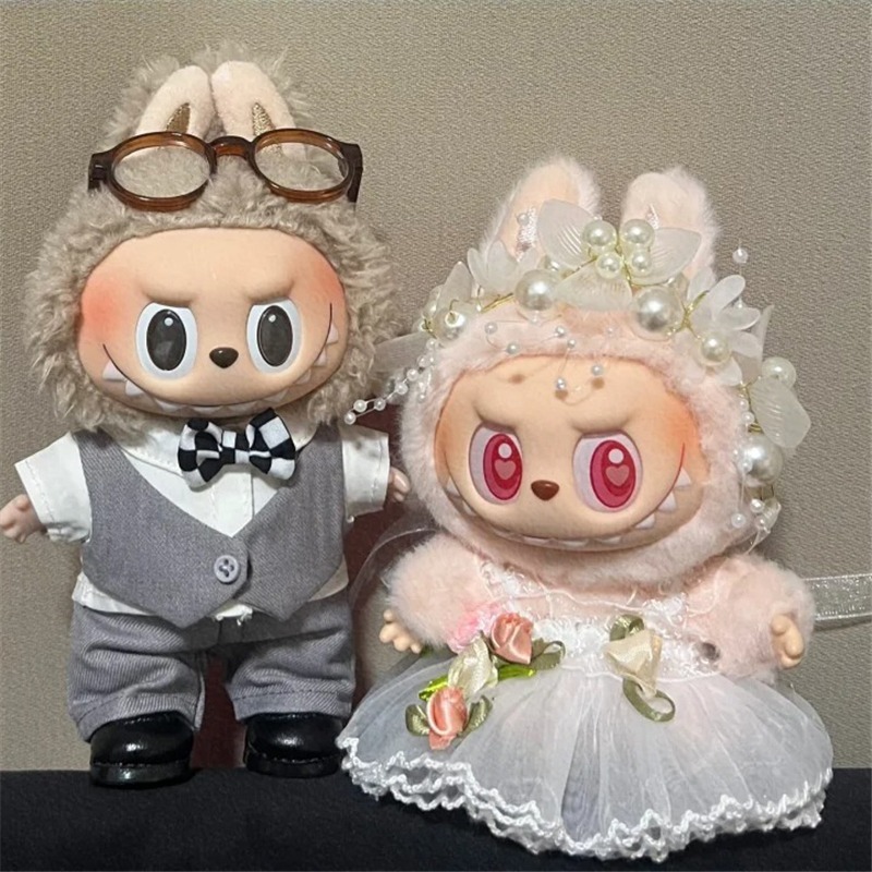 15 17cm For Labubu Doll Weddin - Baby Clothing recension och pris