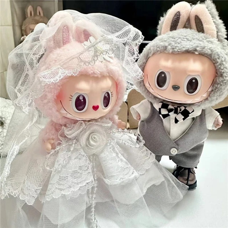 15 17cm For Labubu Doll Weddin - Baby Clothing recension och pris