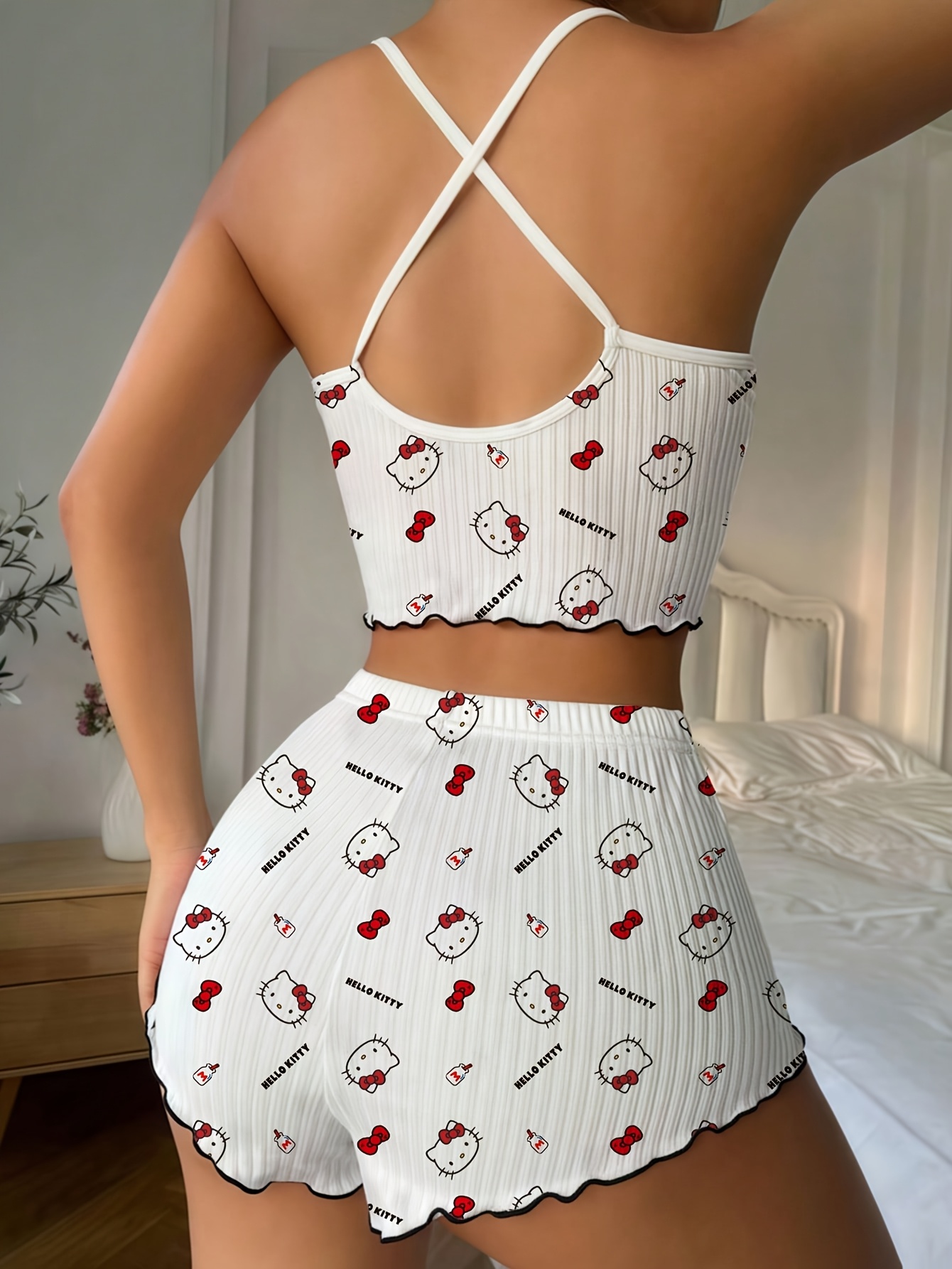 Sanrio Hello Kitty Bowknot Sus - Summer Short Set recension och pris