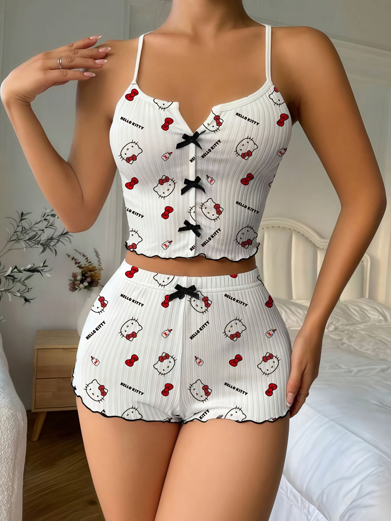 Sanrio Hello Kitty Bowknot Sus - Summer Short Set recension och pris