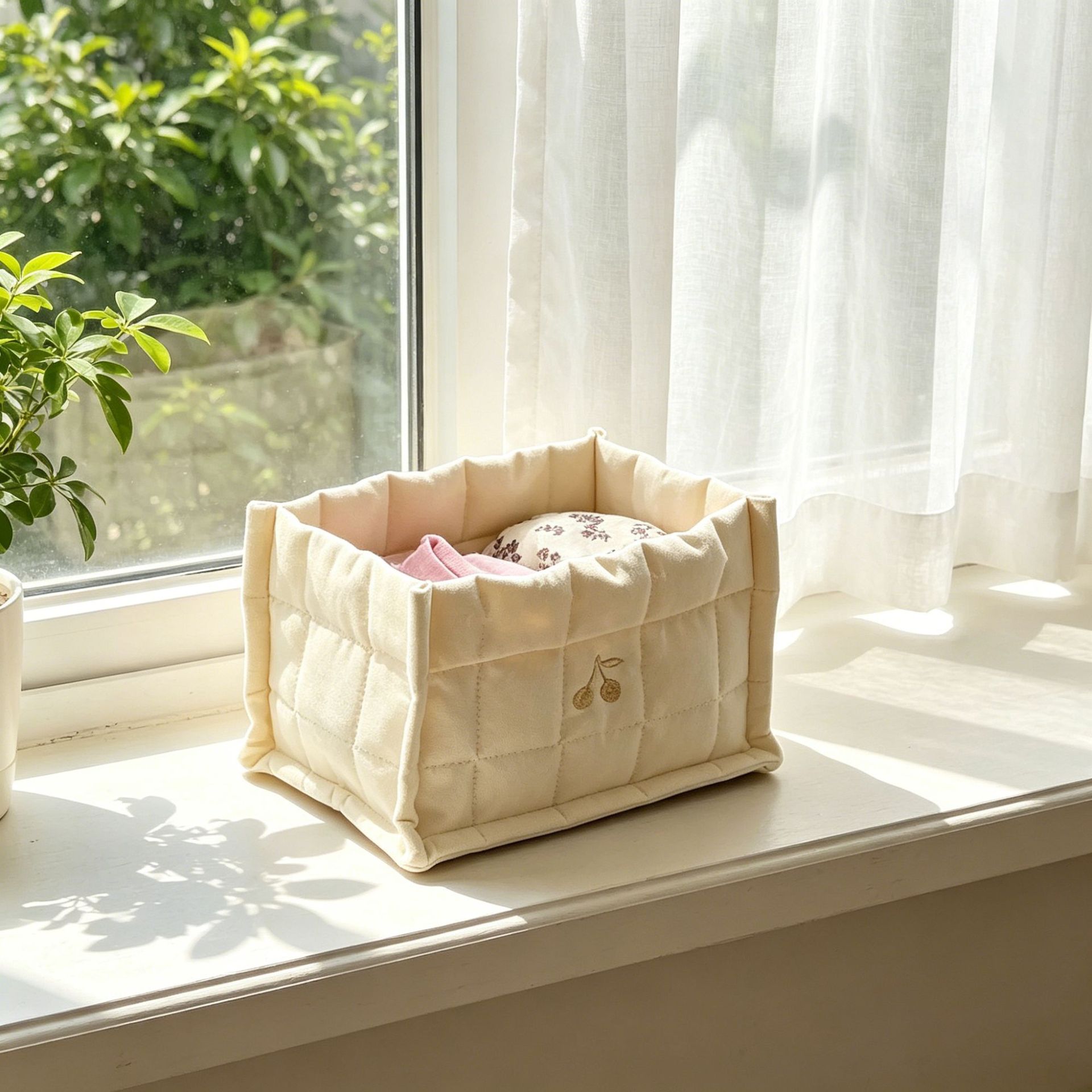 Cherry Embroidery Baby Diaper  - Baby Clothing Clearance recension och pris
