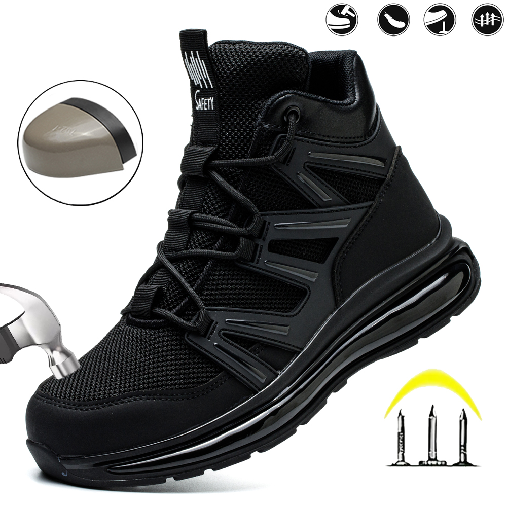 Men's Safety Shoes Anti-Smashi - Soft Sole Booties recension och pris