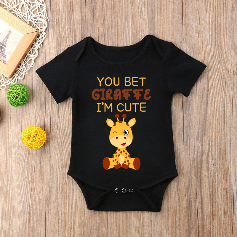 New Cute Girafa Printed Baby O - Baby Clothing Brands recension och pris