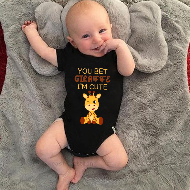 New Cute Girafa Printed Baby O - Baby Clothing Brands recension och pris