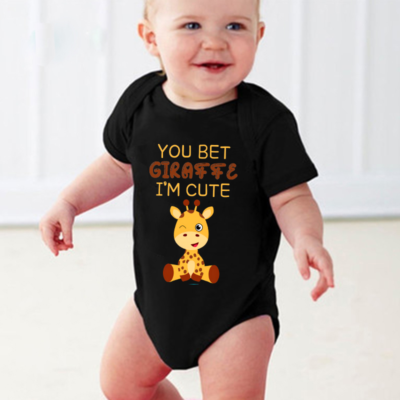 New Cute Girafa Printed Baby O - Baby Clothing Brands recension och pris