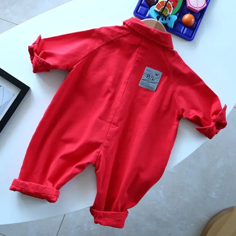 Red Baby Romper Spring Autumn  - Baby Clothing recension och pris