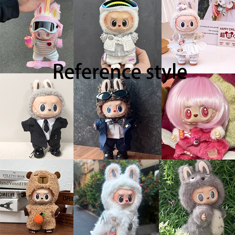 15 17cm For Labubu Doll Blind  - Baby Clothing Clearance recension och pris