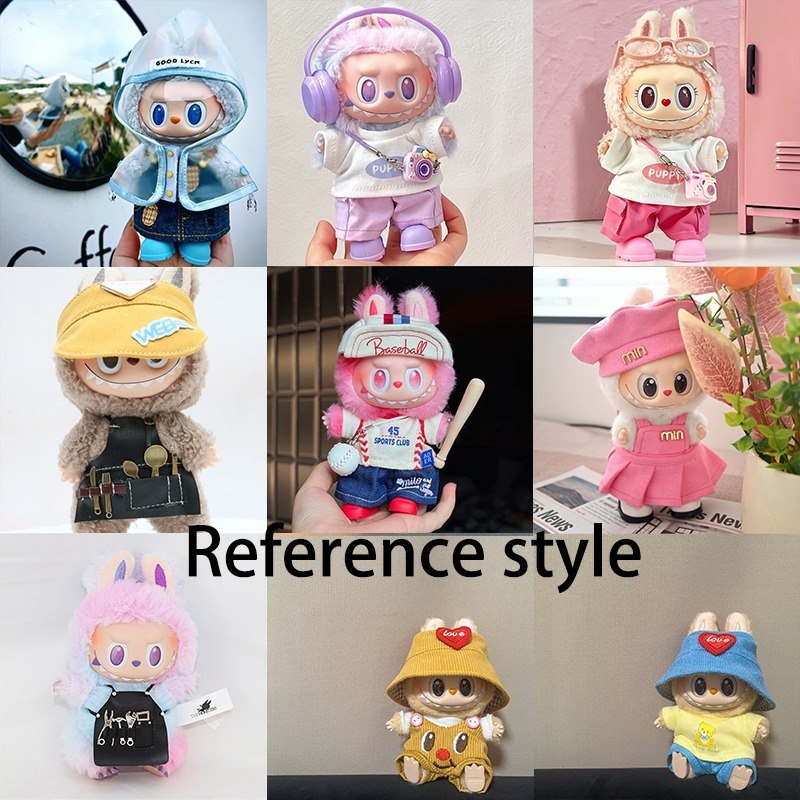 15 17cm For Labubu Doll Blind  - Baby Clothing Clearance recension och pris