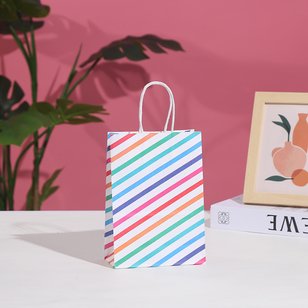 30pcs Stripe Kraft Paper Gift  - Baby Zebra Clothing recension och pris