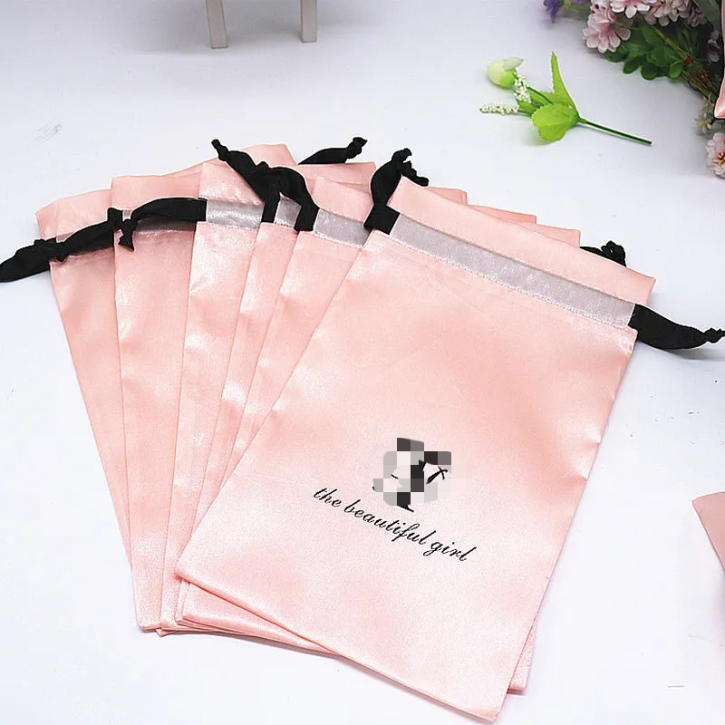 20PCS Baby Pink Silk Satin Pou - Baby Zebra Clothing recension och pris