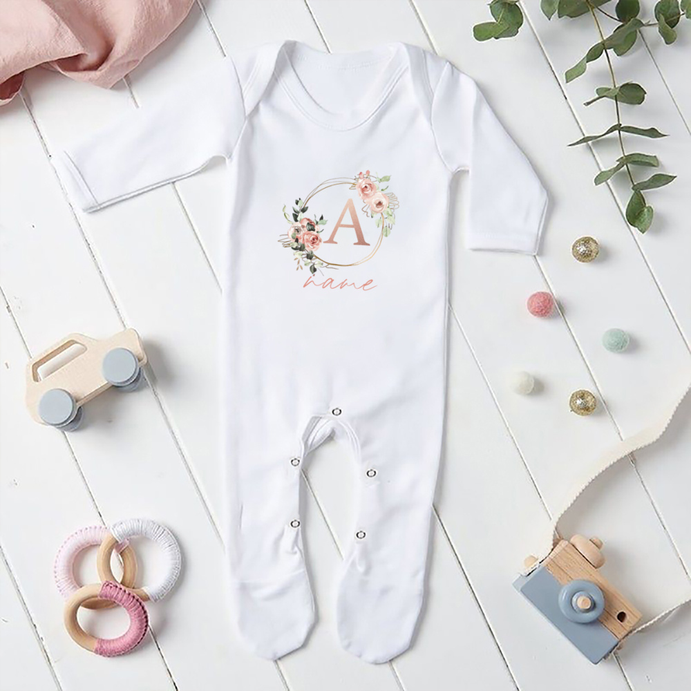 Personalised Baby Girl Sleepsu - Baby Clothing Name recension och pris