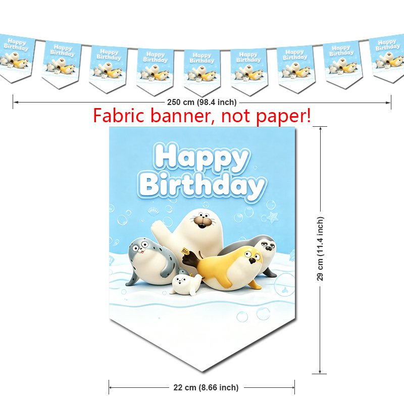 Angry Blob Seal Birthday Party - Baby Zebra Clothing recension och pris
