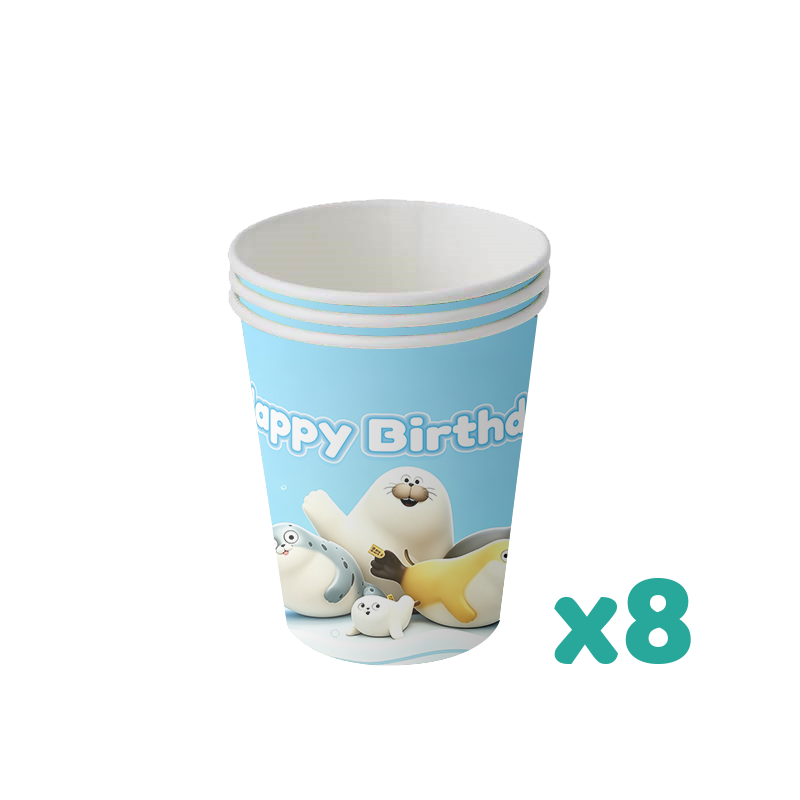 Angry Blob Seal Birthday Party - Baby Zebra Clothing recension och pris