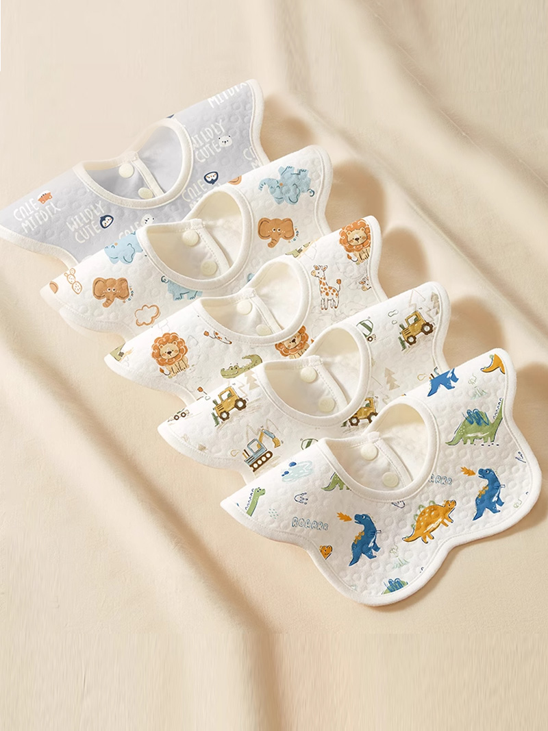 5-Pack Baby Bandana Bibs - Sof - Printed Bibs Pack recension och pris