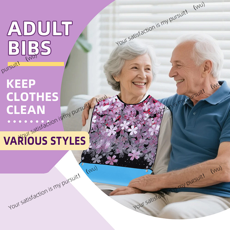 2-Pack Adult Dining Bibs with  - Printed Bibs Pack recension och pris
