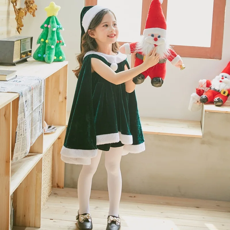 Girls Red Dresses with Cape To - Baby Clothing Unit recension och pris