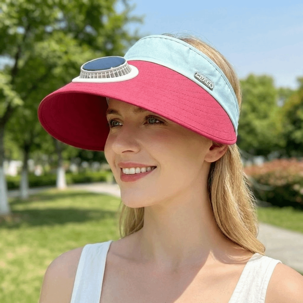 Breathable Solar Fan Hat Polye - Sun Hat Wide Brim recension och pris