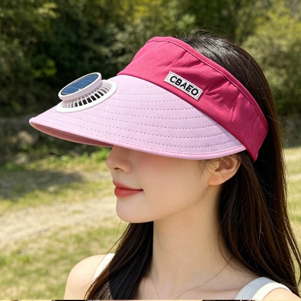 Breathable Solar Fan Hat Polye - Sun Hat Wide Brim recension och pris