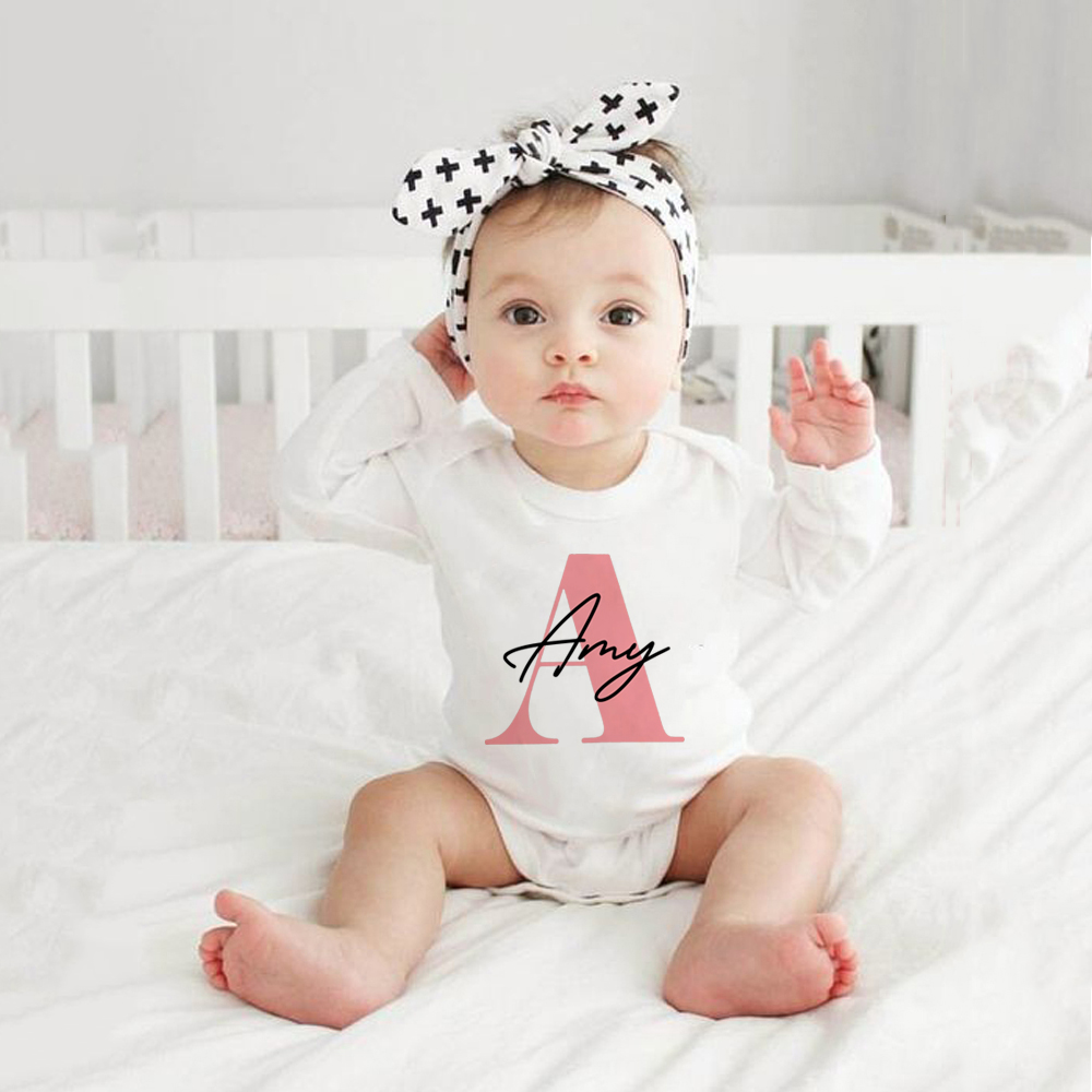 Baby Girl Name Romper Pregnanc - Baby Clothing Name recension och pris