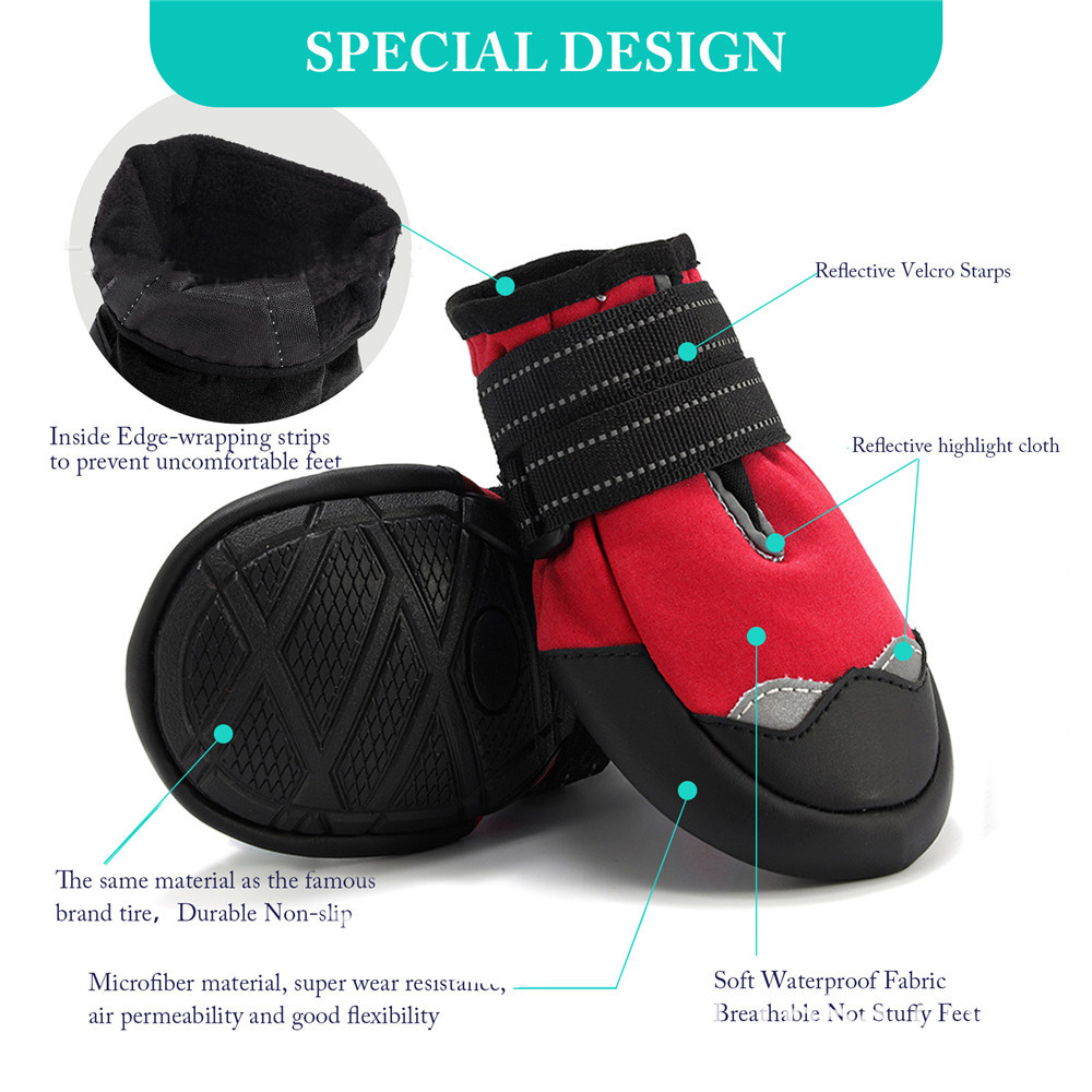 Pet Shoes for Large Dogs Soft  - Soft Sole Booties recension och pris
